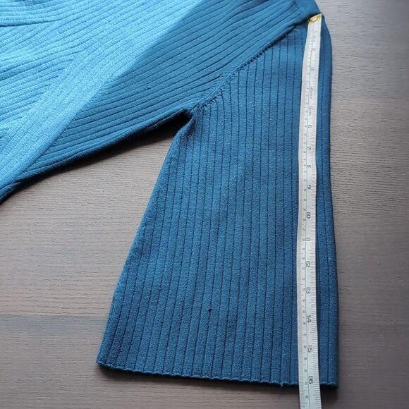 Lk Bennett London Capsule Wardrobe Blue Rib knit Tonya Dress S - Picture 7 of 11